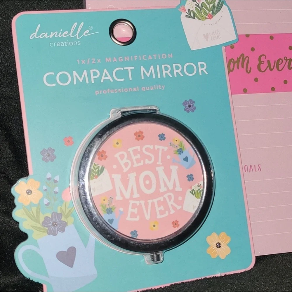 ❤️💕Mom Boss Stationary Set Pen & Compact Mirror 💋